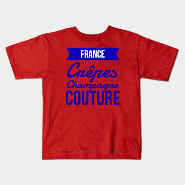 France Kids T-Shirt by MessageOnApparel